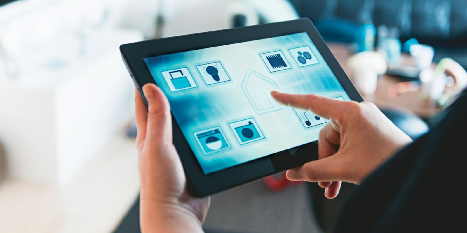 Using tablet to control home appliances