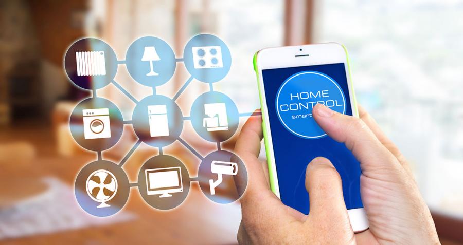 Smartphone controlling home appliances