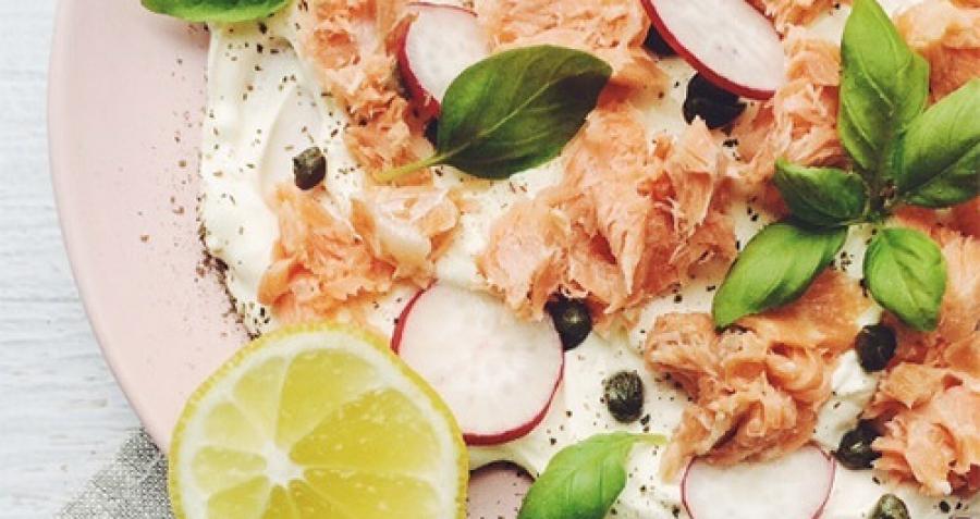 Scandi-style Salmon and Lemon Myrtle Cream Cheese Platter