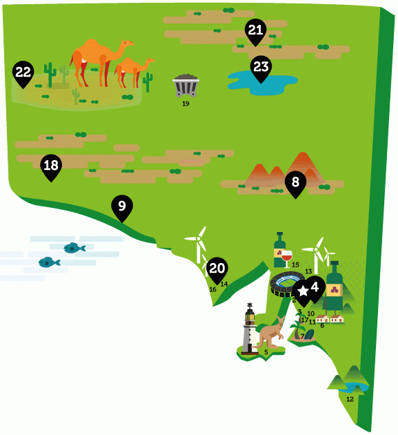 South Australia State Map